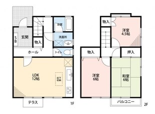 北山ホームズの物件間取画像